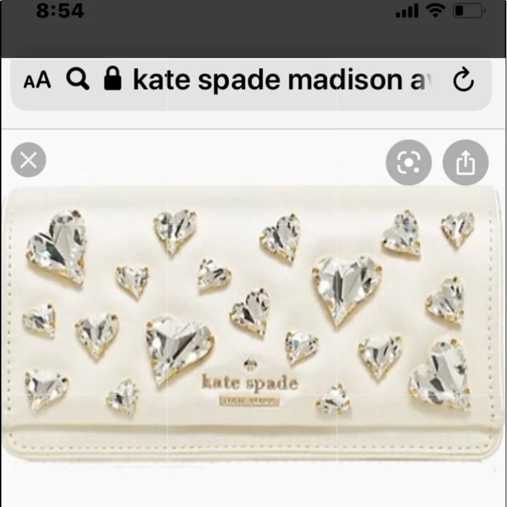 Kate Spade Madison Wedding Belles Clutch $548